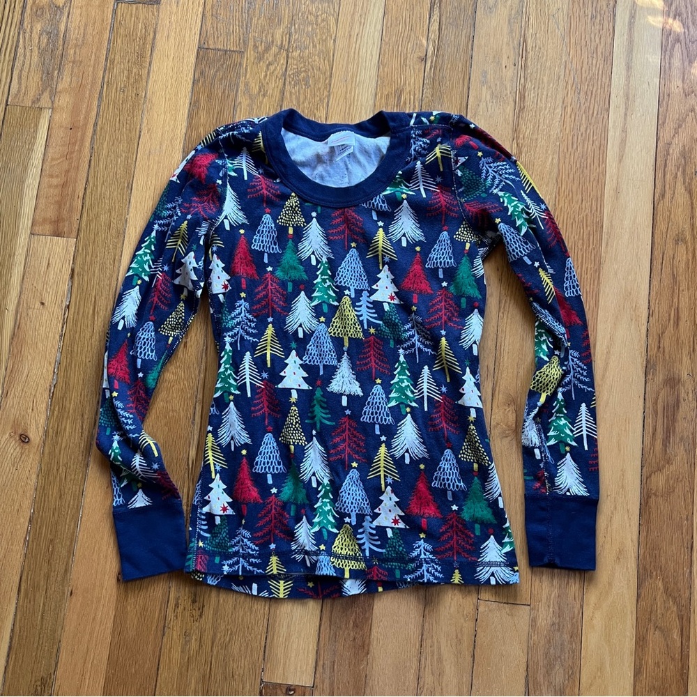 Hanna Andersson Christmas tree pajama top